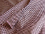 100% SILK DAMASK TEXTURE "PLUM" PURPLE
