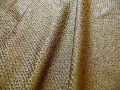 100% SILK JACQUARD MODERN SQUARE "CHESTNUT" BROWN