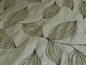 100% SILK LAMPAS MODERN VINE "SILVER"
