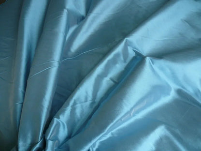 SCALAMANDRE STARK SILK TAFFETA SKY BLUE SILVER SHOTMSRP$180