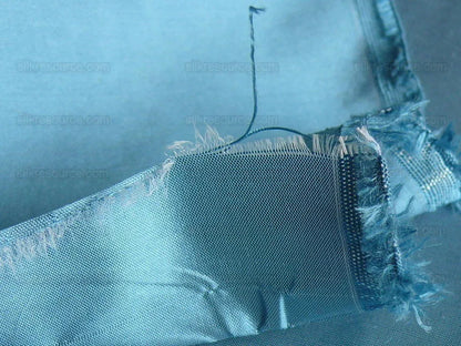 Scalamandre Stark Silk Taffeta Sky Blue Silver Shot MSRP USD 180