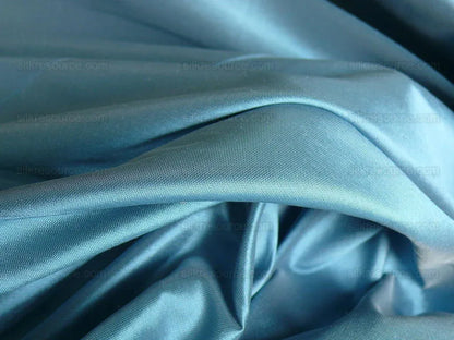 Scalamandre Stark Silk Taffeta Sky Blue Silver Shot MSRP USD 180