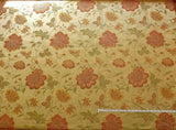 By yard Stunner Chino-asian Pink Peony Butterfly "berry" 100% Silk Lampas