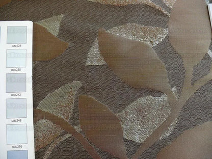 Kravet Coutour Silk "Eternal" #27747 Vine Espresso Blue Brown 100% silk Lampas MSRP USD 248/Y