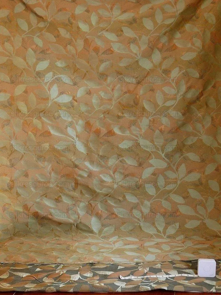 Kravet Coutour Silk "Eternal" #27747 Vine Espresso Blue Brown 100% silk Lampas MSRP USD 248/Y