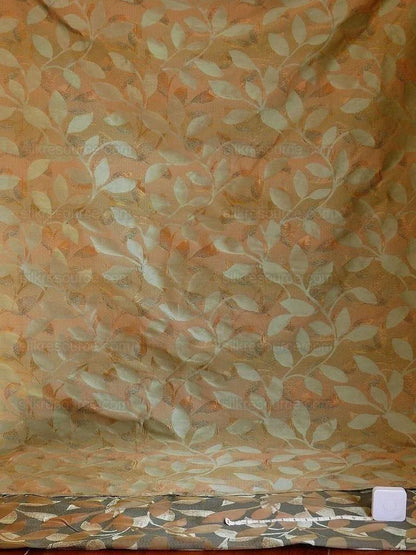 Kravet Coutour Silk "Eternal" #27747 Vine Espresso Blue Brown 100% silk Lampas MSRP USD 248/Y