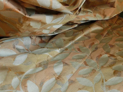 Kravet Coutour Silk "Eternal" #27747 Vine Espresso Blue Brown 100% silk Lampas MSRP USD 248/Y