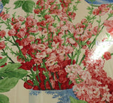 STUNNING!! ROBERT ALLEN PINK PEONY BLUE PORCELAIN