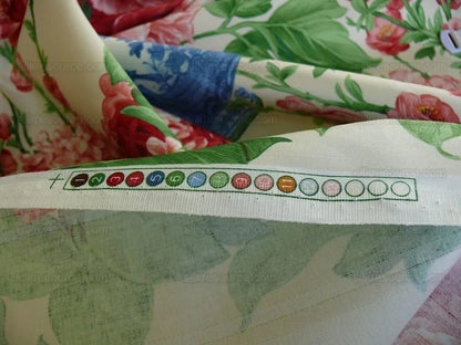 Stunning!! Robert Allen Pink Peony Blue Porcelain