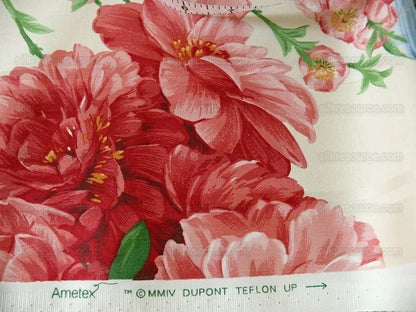 Stunning!! Robert Allen Pink Peony Blue Porcelain