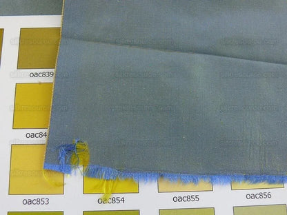 Scalamandre 100% Silk Taffeta "ocean" Blue &amp; Gold Bty