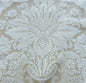 SCHUMACHER OLDHAM LINEN BROCADE WHITE ROCOCO FRENCH!