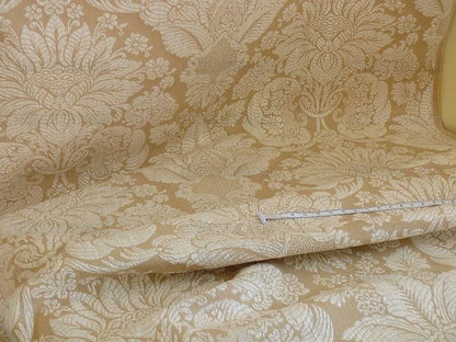 Schumacher Oldham Linen Brocade White Rococo French!