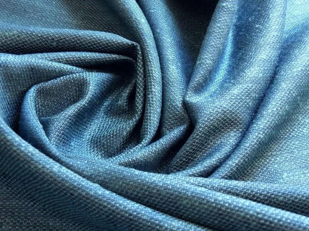 By Yard Brunschwig &amp; Fils Emilien Cire" Texture Teal Blue #613 MSRP USD 198+/yard