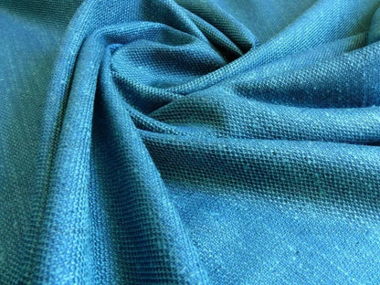 By Yard Brunschwig &amp; Fils Emilien Cire" Texture Teal Blue #613 MSRP USD 198+/yard