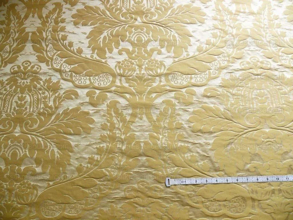 Schumacher Fab Classy Renaissance Damask "gold" Yellow Fr Italy