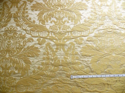 Schumacher Fab Classy Renaissance Damask "gold" Yellow Fr Italy