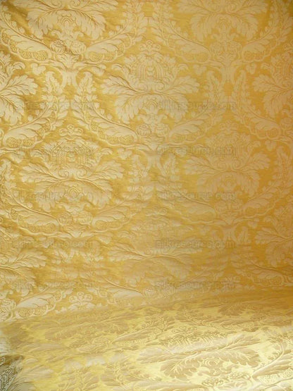 Schumacher Fab Classy Renaissance Damask "gold" Yellow Fr Italy