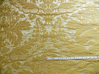 Schumacher Fab Classy Renaissance Damask "gold" Yellow Fr Italy