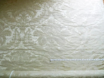 SCHUMACHER ITALY DAMASK CLASSY RENAISSANCE "ECRU" BEIGE CREAM