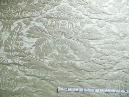 Schumacher Italy Damask Classy Renaissance "ecru" Beige Cream