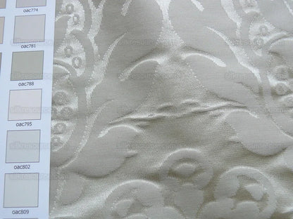 Schumacher Italy Damask Classy Renaissance "ecru" Beige Cream