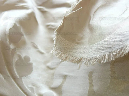 Schumacher Italy Damask Classy Renaissance "ecru" Beige Cream