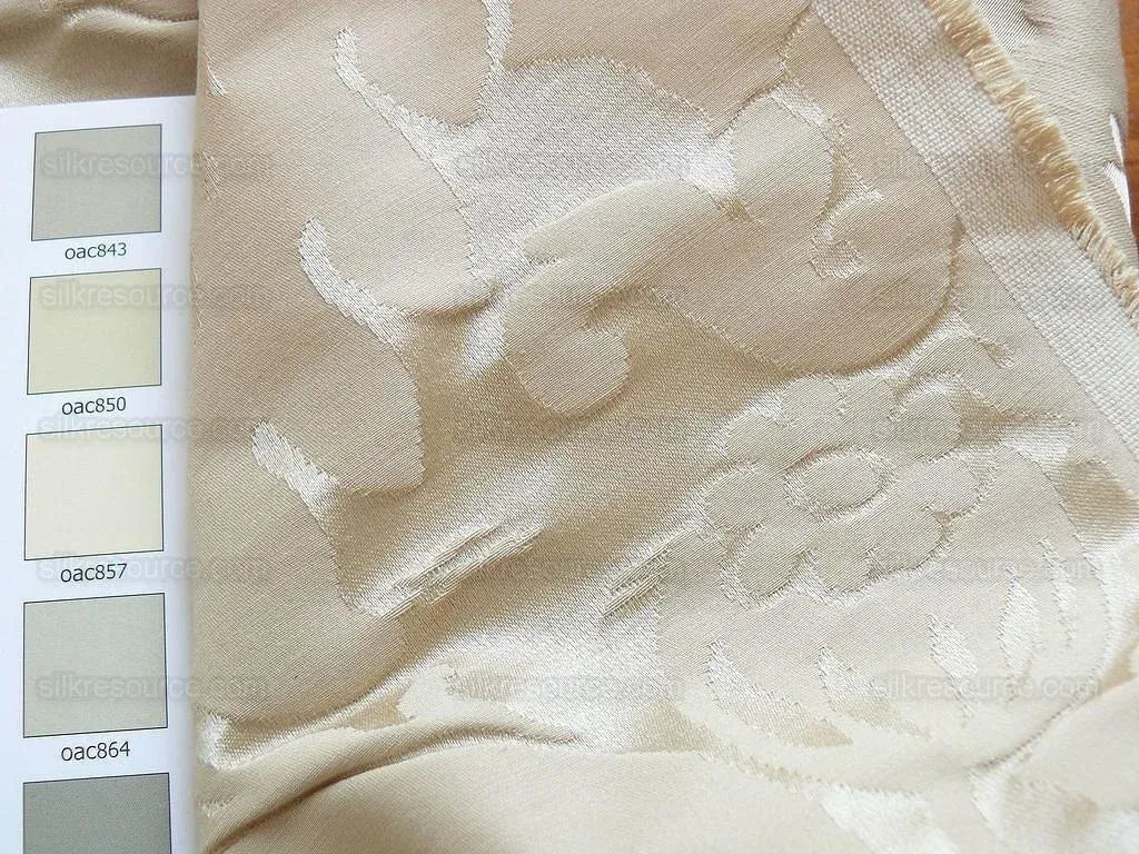 Fab Italy Damask Classy Renaissance "blond" Pale Gold