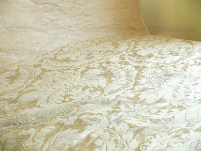 Fab Italy Damask Classy Renaissance "blond" Pale Gold