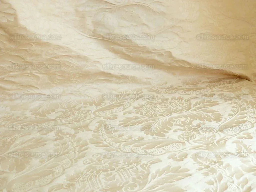 Fab Italy Damask Classy Renaissance "blond" Pale Gold