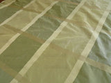 BTY HiEND SCHUMACHER ITALIAN SILK LINEN PLAID EARLY SPRING $200Y