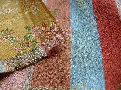 Kravet Couture "rosehips" French Lace Brocade Mustard Yellow Pin