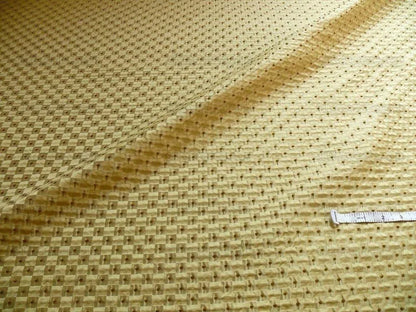 SCHUMACHER ITALIAN SILK MINI CHECK PETIT DOT PURE GOLD MSRP200+Y