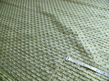 Schumacher Italian Silk Mini Check Dot "petit Printemp" Mint Gre