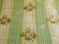 LEE JOFA VALENTINA LAMPAS CLOVER GREEN & PINK ROSE LAMPAS STRIPE