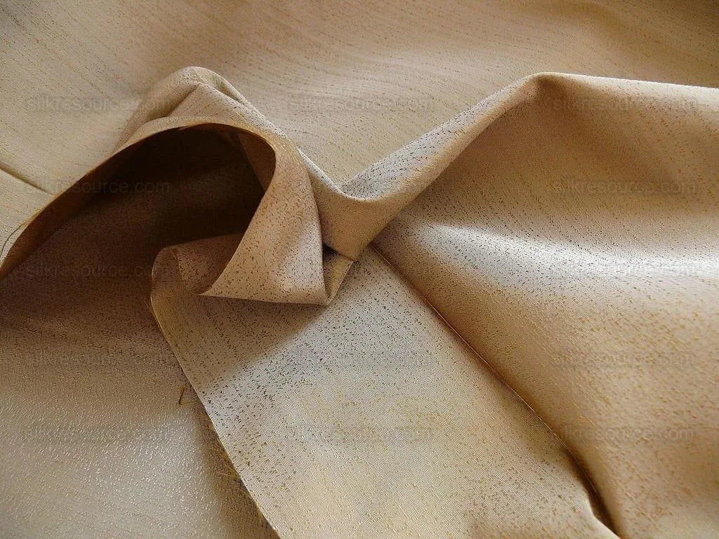 By yard Lee Jofa Staccato Silk Weave Sandstone Gold Beige Speckled Texture MSRP USD198/y