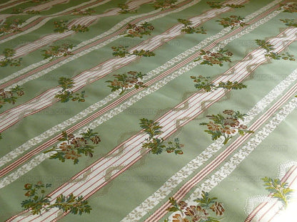 Lee Jofa Maria Brocade Deeper Forest Green Peach Copper Rose White MSRP USD 456/Y