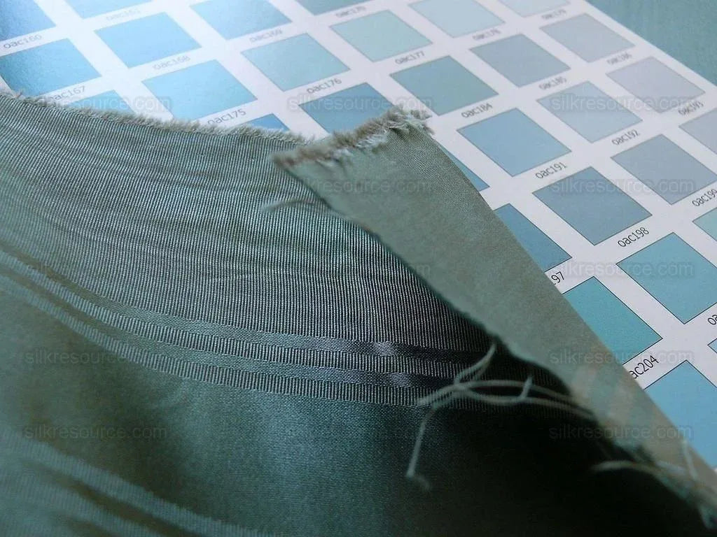 Exquisite! Kravet Manisse Atlantis Blue Moire Silk Stripe