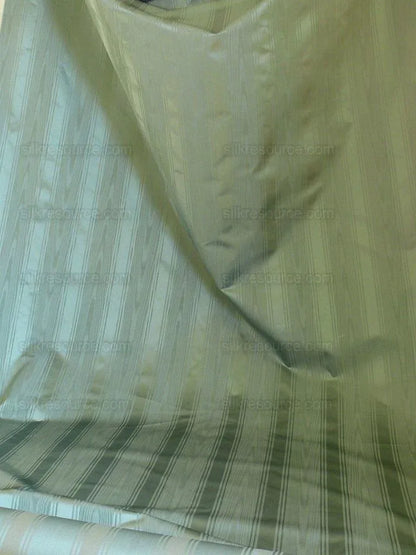 Exquisite! Kravet Manisse Atlantis Blue Moire Silk Stripe