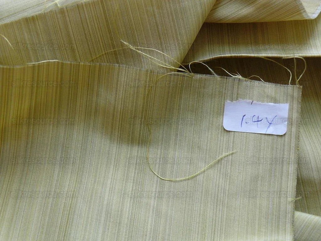 Kravet Prism Sage-golden 100%silk Taffeta Strie 1.4y R$169