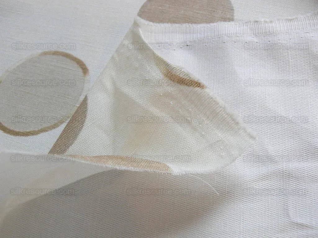 Lee Jofa/groundworks Circo Print Cream Tan White Linen Bty MSRP USD 244/y