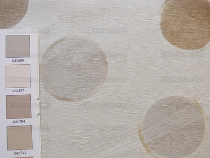 Lee Jofa/groundworks Circo Print Cream Tan White Linen Bty MSRP USD 244/y