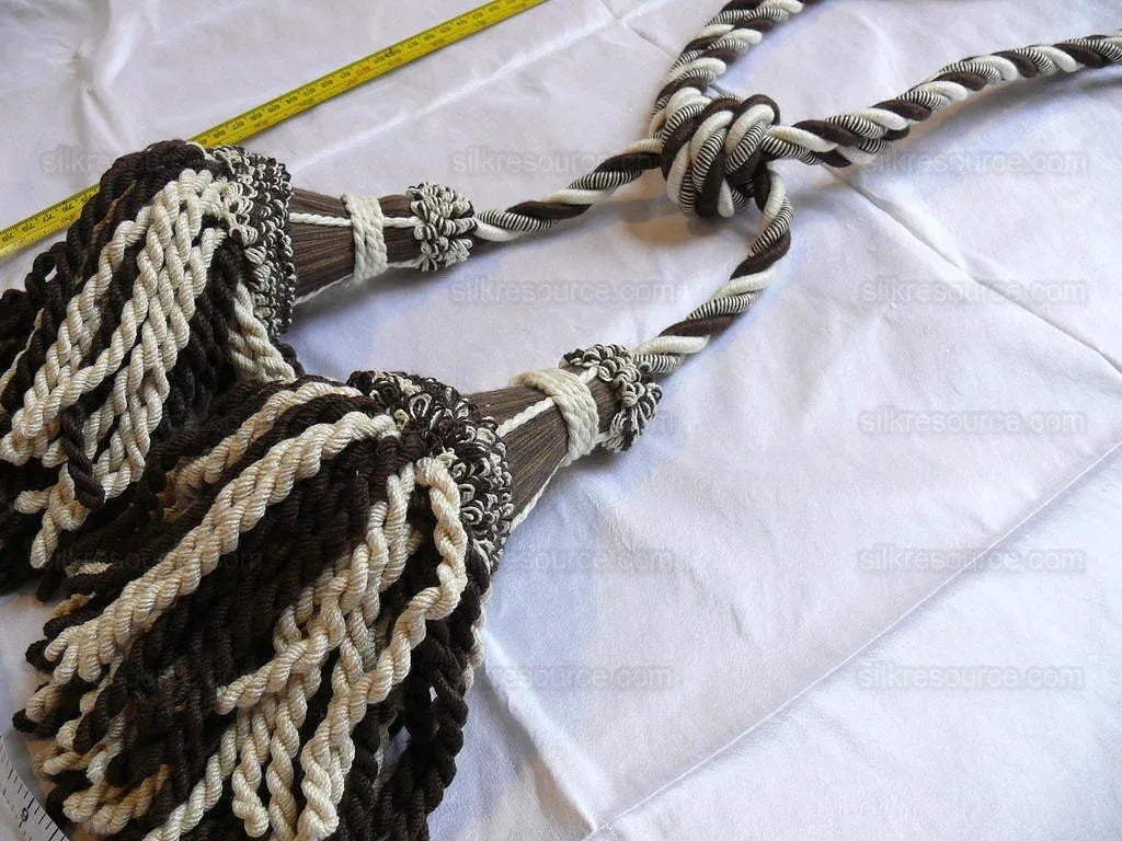 Lee Jofa Cantal Tieback Tassel Tieback-double Sepia MSRP USD 270!