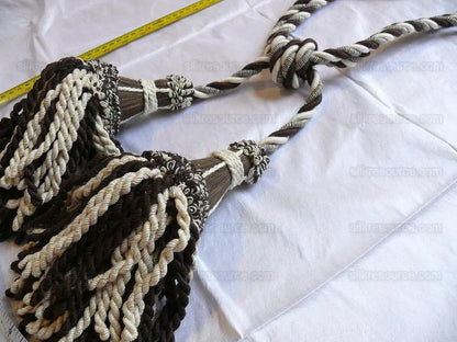 Lee Jofa Cantal Tieback Tassel Tieback-double Sepia MSRP USD 270!