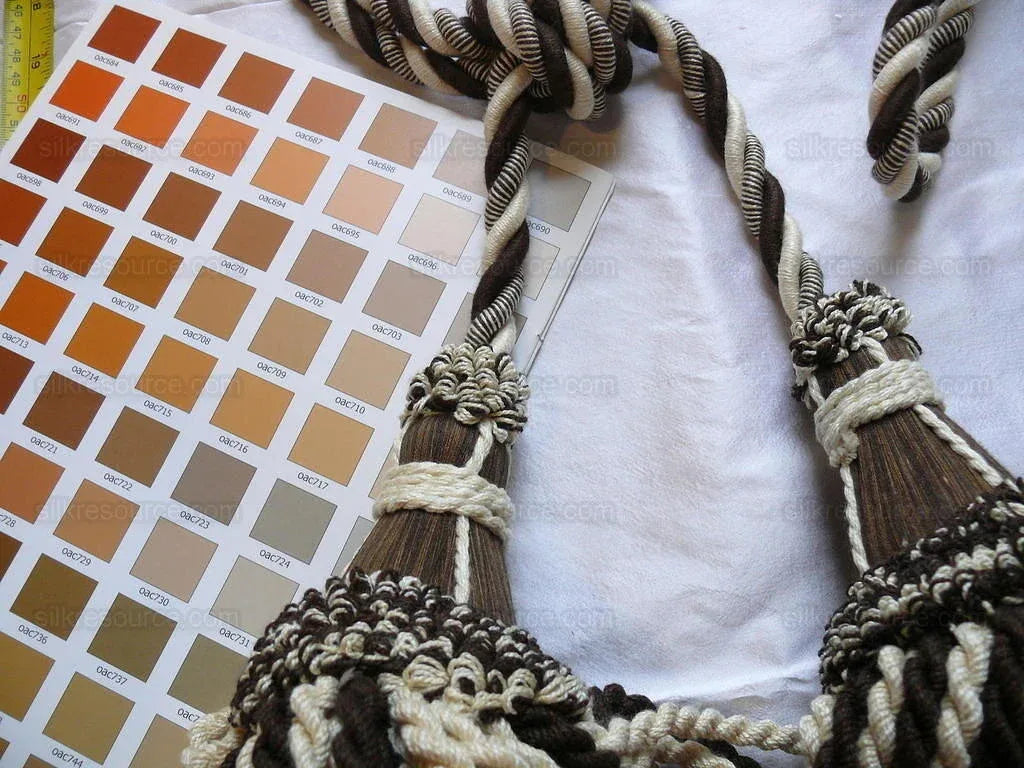 Lee Jofa Cantal Tieback Tassel Tieback-double Sepia MSRP USD 270!