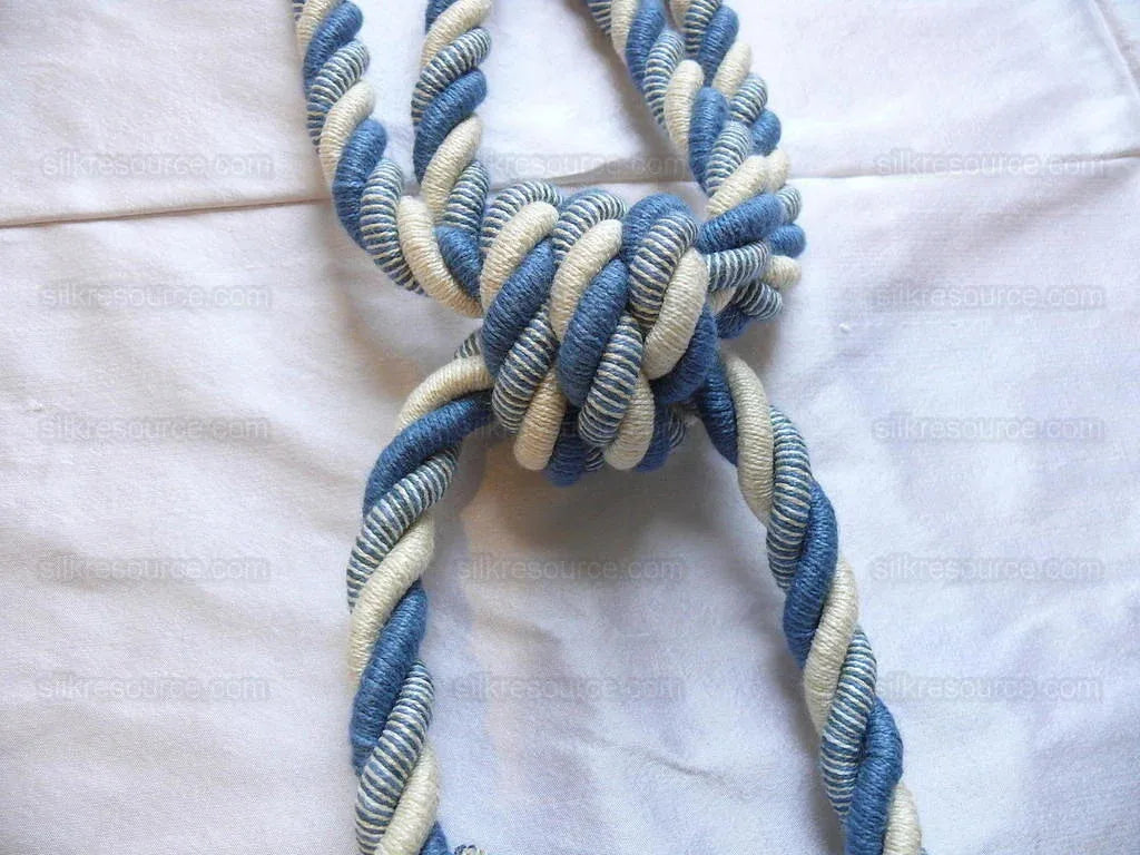 Lee Jofa Cantal Tieback Tassel Tieback-double Cornflower Blue