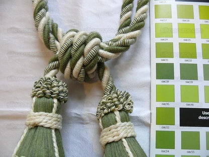 Lee Jofa Cantal Tieback Tassel Tieback-double Palm Green