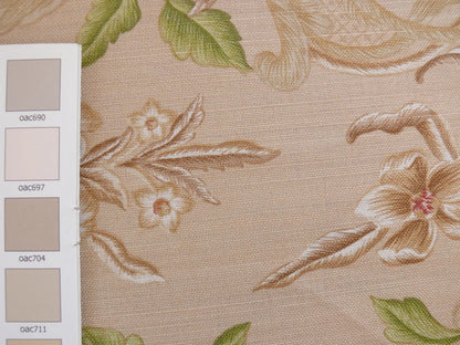 Travers "montespa" Chinoserie Linen Peach Pom Apple Fig
