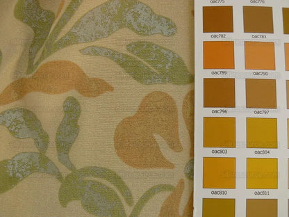 Kravet Rubino Printed Italian Velvet Spearmint Green Gold Bty MSRP USD 330/Y