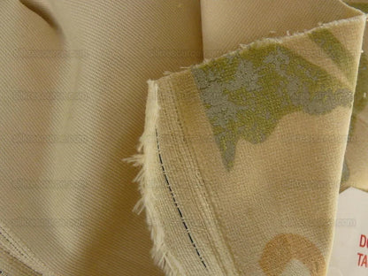 Kravet Rubino Printed Italian Velvet Spearmint Green Gold Bty MSRP USD 330/Y